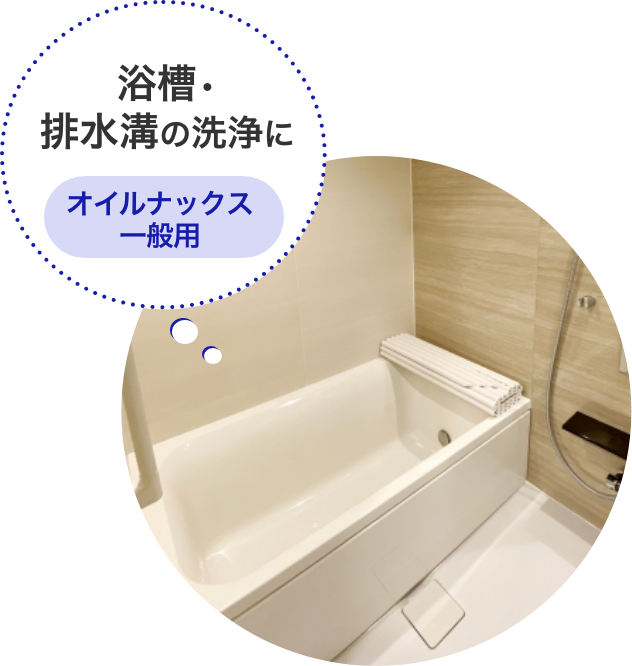 浴槽•排水溝の洗浄に オイルナックス一般用
